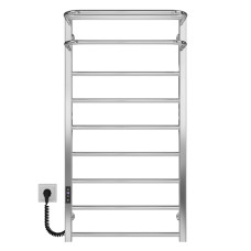 Elektryczny podgrzewacz ręczników Lux Hotel P9 500х1000 Deffi stal nierdzewna (Chrome, JD04, Połączenie lewe)
