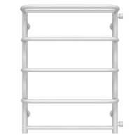 Towel dryer water Standart with shelf P5 500х700 Deffi edelstahl (Chrom, Anschluss unten)