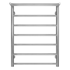 Water heated towel rail Terma P7 500х700 Deffi stainless steel (Chrome, Bottom connection)