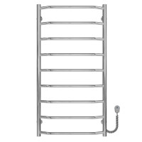 Elektrischer Handtuchwärmer Trapezium P9 500х1000 Deffi edelstahl (Chrom, EF16, Richtige Verbindung)