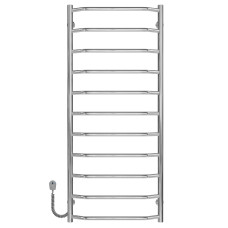 Electric heated towel rail Trapezium P11 500х1200 Deffi stainless steel (Chrome, EF16, Left connection)