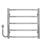 Elektryczny podgrzewacz ręczników Trapezium P5 500х500 Deffi stal nierdzewna (Chrome, EF16, Połączenie lewe)