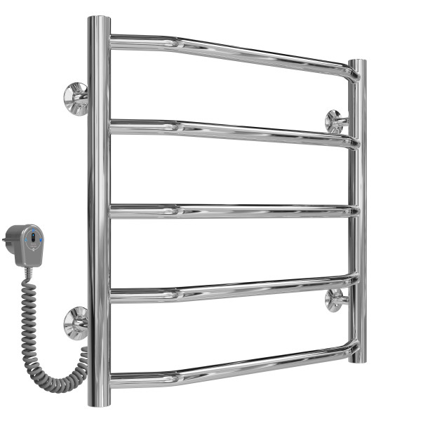 Kup elektryczny podgrzewacz ręczników Trapezium P5 500х500 Deffi stal nierdzewna (Chrome, EF16, Połączenie lewe) 