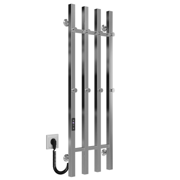 Elektrischen Handtuchwärmer kaufen Split P4 300х1000 Deffi edelstahl (Chrom, JD04, Linker Anschluss) 