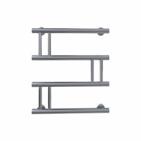 Snake luх 500х500 Deffi stainless steel (Chrome, Side left connection)