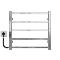 Electric towel dryer Forest P5 500х500 Deffi edelstahl (Chrom, JD04, Linker Anschluss)