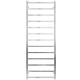 Buy water heated towel rail Forest P13 500х1400 Deffi stainless steel (Chrome, Bottom connection)