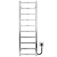 Electric towel dryer Forest P10 200х1000 Deffi Stainless Steel (Chrome, JD04, Right connection)