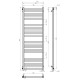 Buy water heated towel rail Magnus P20 500х1600 Deffi stainless steel (White, Side left connection)