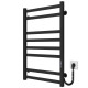 Buy electric heated towel rail Avast P8 500х800 Deffi colored steel (Black, JD04, Right connection)