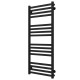 Buy water heated towel rail Magnus P16 600х1200 Deffi stainless steel (Black, Side right connection)
