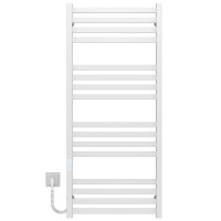 Elektrischer Handtuchwärmer Magnus P16 600х1200 Deffi edelstahl (Weiss, WD04, Linker Anschluss)
