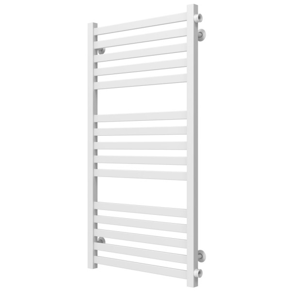 Buy water heated towel rail Magnus P15 600х1000 Deffi stainless steel (White, Side right connection)