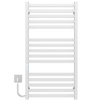 Elektrischer Handtuchwärmer Magnus P15 600х1000 Deffi edelstahl (Weiss, WD04, Linker Anschluss)
