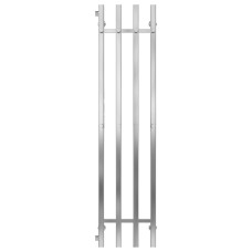 Water heated towel rail Split P4 300х1400 Deffi stainless steel (Chrome, Side left connection)