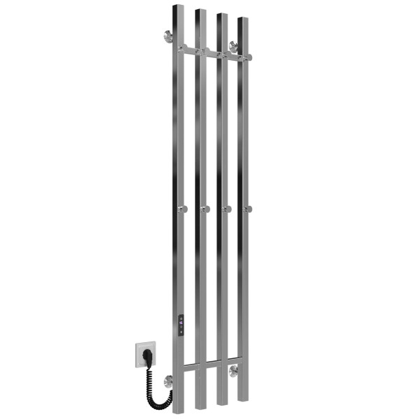Elektrischen Handtuchwärmer kaufen Split P4 300х1400 Deffi edelstahl (Chrom, JD04, Linker Anschluss) 