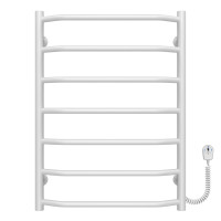 Elektrischer Handtuchwärmer Trapezium P7 500х700 Deffi edelstahl (Weiss, EF16, Richtige Verbindung)
