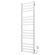 Buy electric heated towel rail Avast P16 600х1600 Deffi colored steel (White, WD04, Right connection)