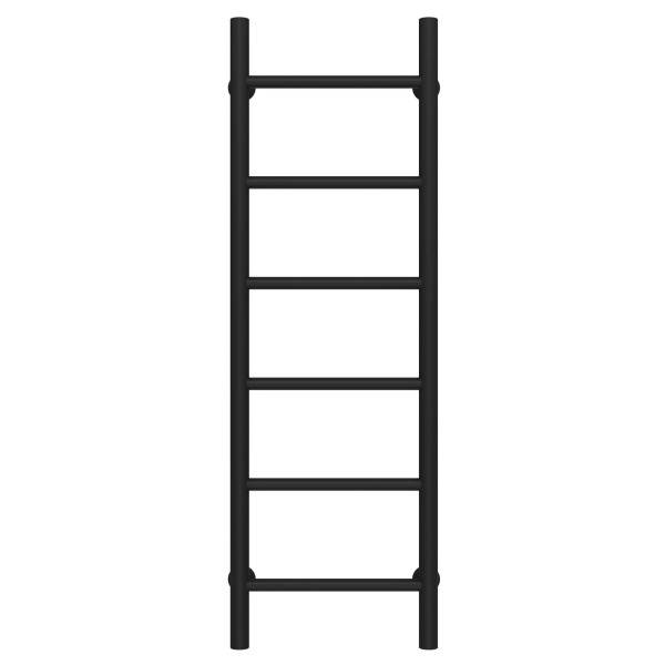 Buy Water heated towel rail Orion P6 200х1000 Deffi stainless steel (Black, Bottom connection)