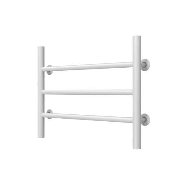 Buy Water heated towel rail Orion P3 500х400 Deffi stainless steel (White, Bottom connection)