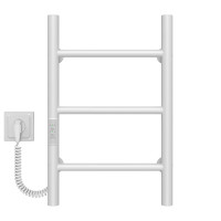 Elektrischer Handtuchwärmer Orion P3 200х500 Deffi edelstahl (Weiss, WD03, Linker Anschluss)