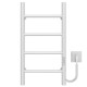 Buy electric heated towel rail Orion P4 200х600 Deffi stainless steel (White, WD03, Right connection)