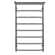 Buy Water heated towel rail Trapezoid with shelf P8 500х900 Deffi stainless steel (Chrome, Bottom connection)