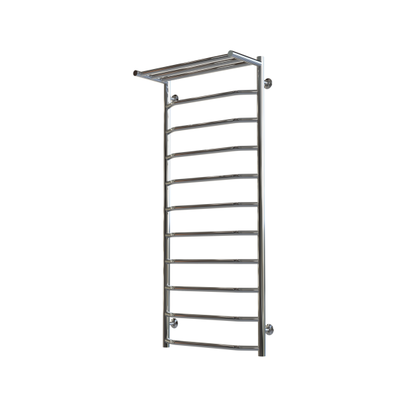 Sprzedam suszarkę do ręczników Woda trapezowa z półką P11 500x1200 Deffi stal nierdzewna (Chrom, Podłączenie dolne)