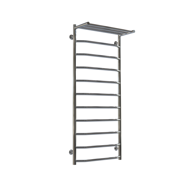 Sprzedam suszarkę do ręczników Woda trapezowa z półką P11 500x1200 Deffi stal nierdzewna (Chrom, Podłączenie dolne)