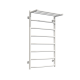Wasserbeheizter Handtuchhalter Trapezoid with shelf P8 500х900 Deffi edelstahl (Weiss, Anschluss unten)