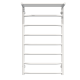 Wasserbeheizter Handtuchhalter Trapezoid with shelf P8 500х900 Deffi edelstahl (Weiss, Anschluss unten)
