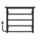 Elektrischen Handtuchwärmer kaufen Trapezium with shelf P5 500х500 Deffi edelstahl (Schwarz, EF16, Linker Anschluss) 