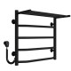 Elektrischen Handtuchwärmer kaufen Trapezium with shelf P5 500х500 Deffi edelstahl (Schwarz, EF16, Linker Anschluss) 