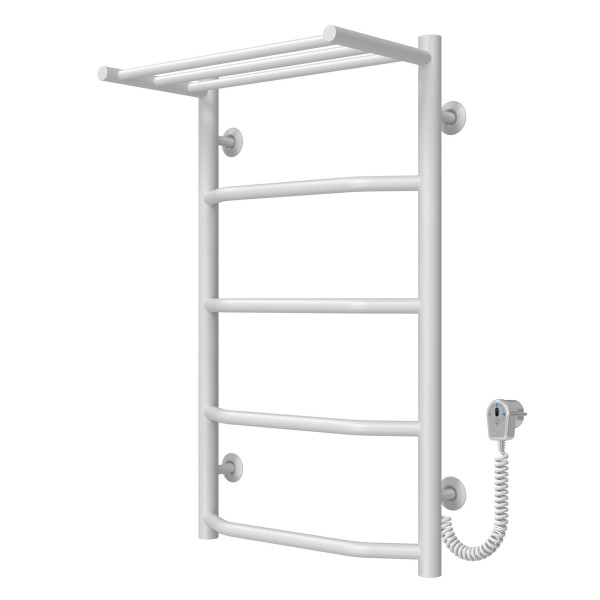 Elektrischen Handtuchwärmer kaufen Trapezium with shelf P5 400х700 Deffi edelstahl (Weiss, EF16, Richtige Verbindung) 