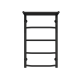 Wasserbeheizter Handtuchhalter Trapezoid with shelf P5 400х700 Deffi edelstahl (Schwarz, Нижнє підключеня)