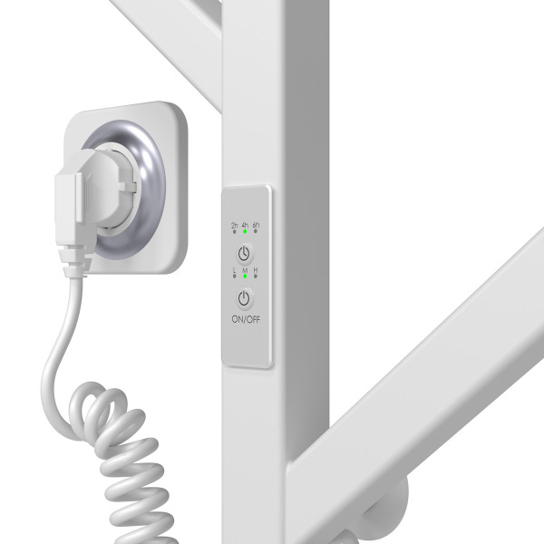 Купити рушникосушарку електричну Kir П6 800 Deffi нержавіюча сталь (Білий, WD04)