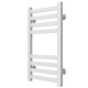 Buy water heated towel rail Magnus P8 300х600 Deffi stainless steel (White, Bottom connection)