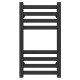 Buy water heated towel rail Magnus P8 300х600 Deffi stainless steel (Black, Bottom connection)