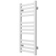 Buy water heated towel rail Magnus P12 300х800 Deffi stainless steel (White, Bottom connection)
