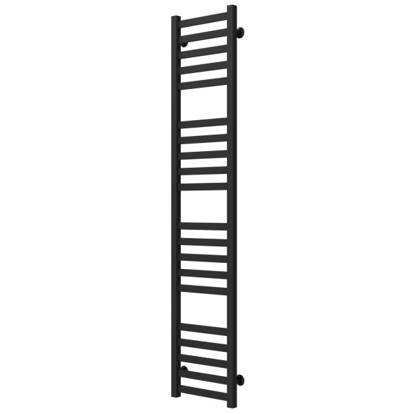 Buy water heated towel rail Magnus P20 300х1600 Deffi stainless steel (Black, Bottom connection)