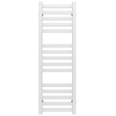 Water heated towel rail Magnus P15 400х1000 Deffi stainless steel (White, Bottom connection)