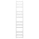 Buy water heated towel rail Magnus P20 400х1600 Deffi stainless steel (White, Bottom connection)