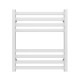 Buy water heated towel rail Magnus P8 500х600 Deffi stainless steel (White, Bottom connection)