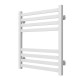 Buy water heated towel rail Magnus P8 500х600 Deffi stainless steel (White, Bottom connection)