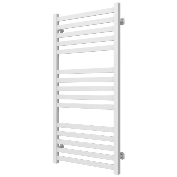 Buy water heated towel rail Magnus P15 500х1000 Deffi stainless steel (White, Bottom connection)