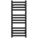 Buy water heated towel rail Magnus P12 200х800 Deffi stainless steel (Black, Bottom connection)