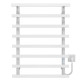 Buy electric heated towel rail Breeze P8 500x800 Deffi stainless steel (White, WD04, Right connection)