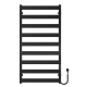Купити рушникосушарку електричну Harmony П9 500х1000 Deffi фарбована сталь (Чорний, JD04, Праве підключення)