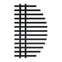 Water heated towel rail Parys P13 600х1000 Deffi stainless steel (Black, Bottom connection)