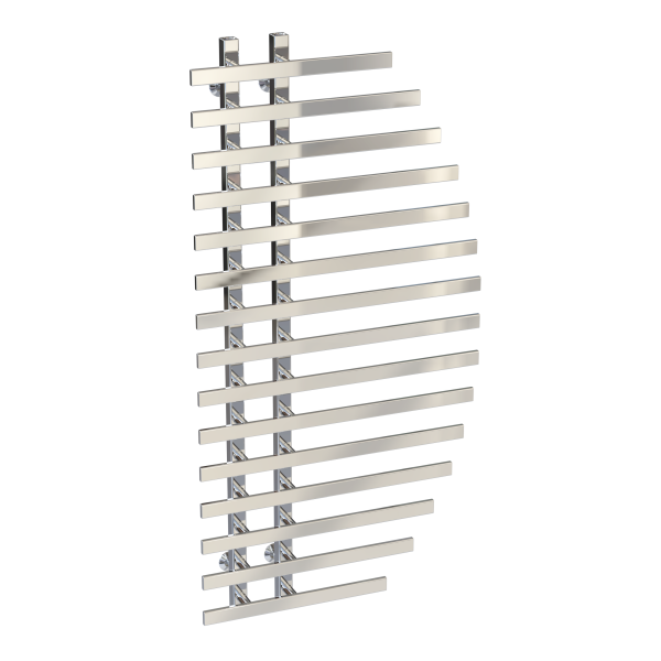 Buy water heated towel rail Parys P15 600х1200 Deffi stainless steel (Chrome, Bottom connection)